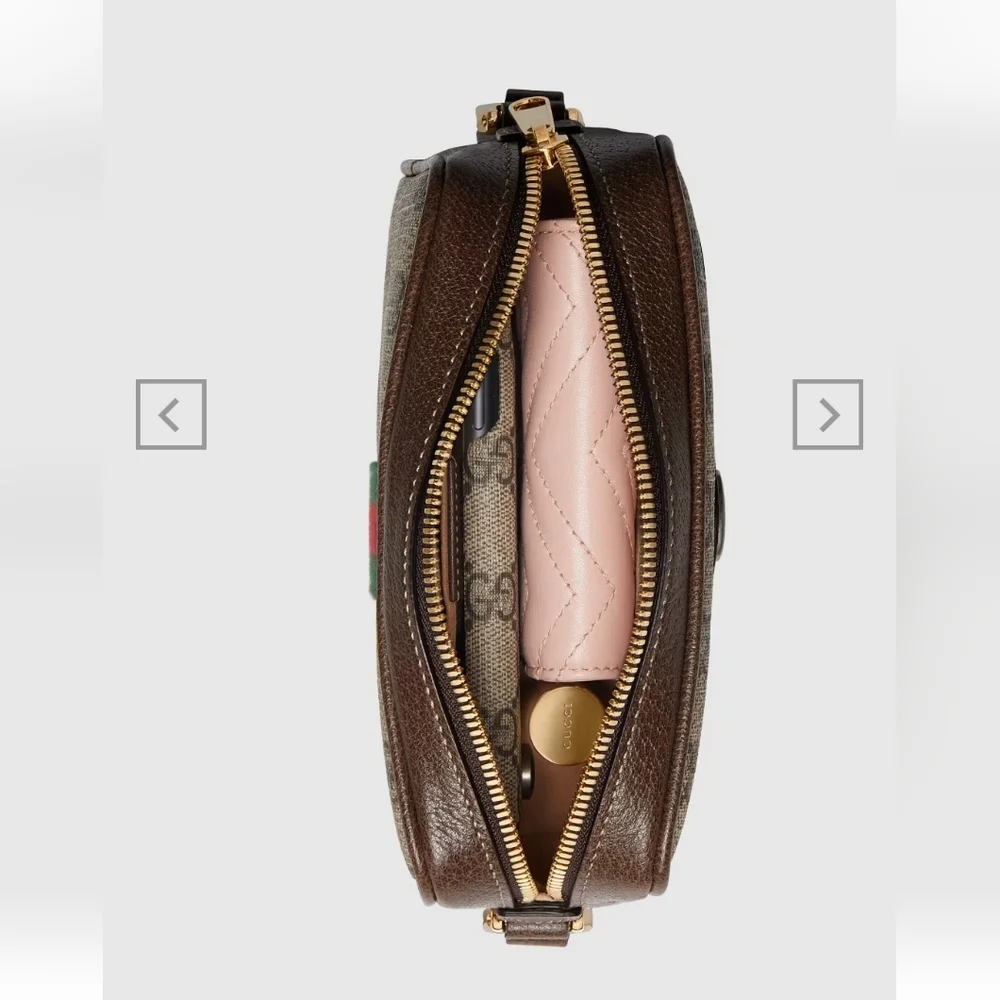 ๐2X HP๐ Authentic Gucci Ophidia GG Supreme Mini Bag - Picture 7 of 11